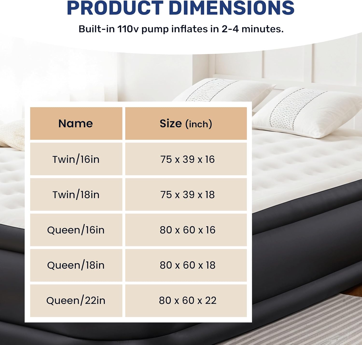 Trailforgie Inflatable Camping Mattress Deluxe