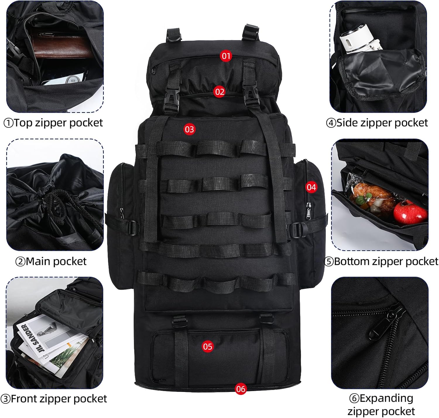 Trailforgie 100L Expedition Backpack