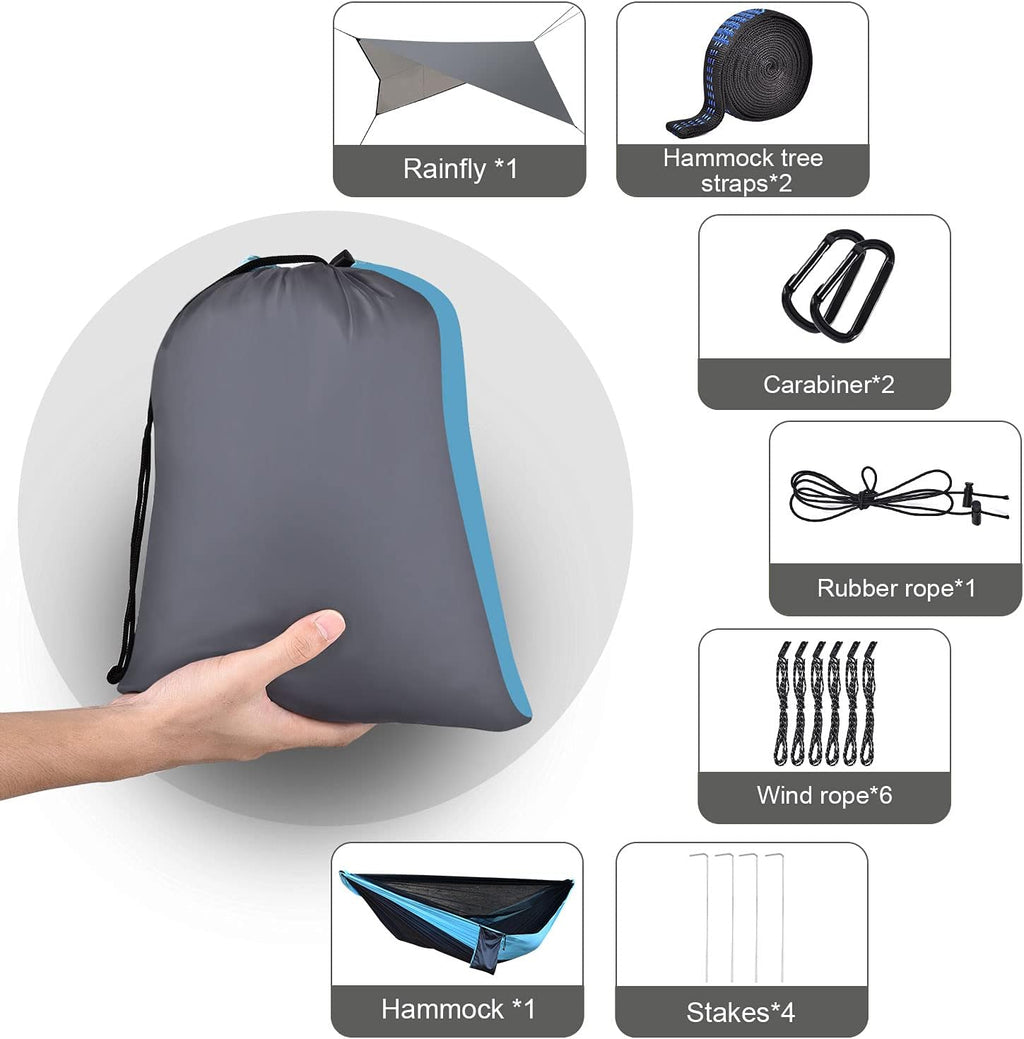 Trailforgie All-Weather Hammock with Rainfly