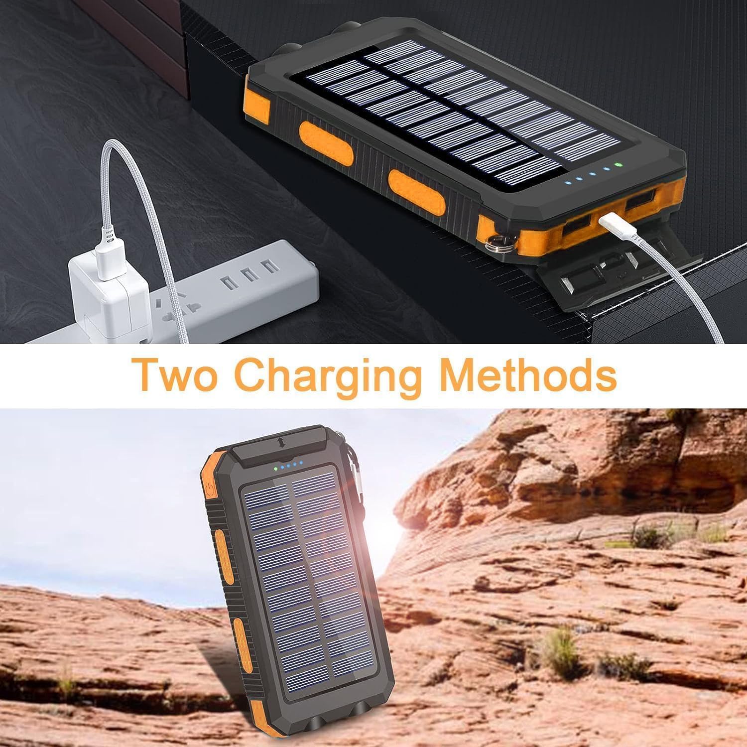 Trailforgie Solar Power Bank 38,800mAh